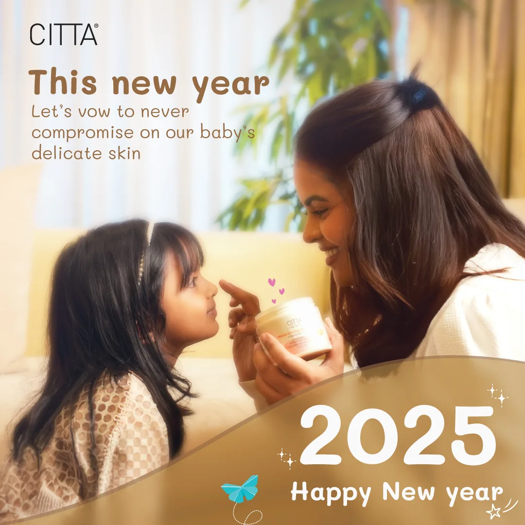 CITTA New Year social creative with mother and child