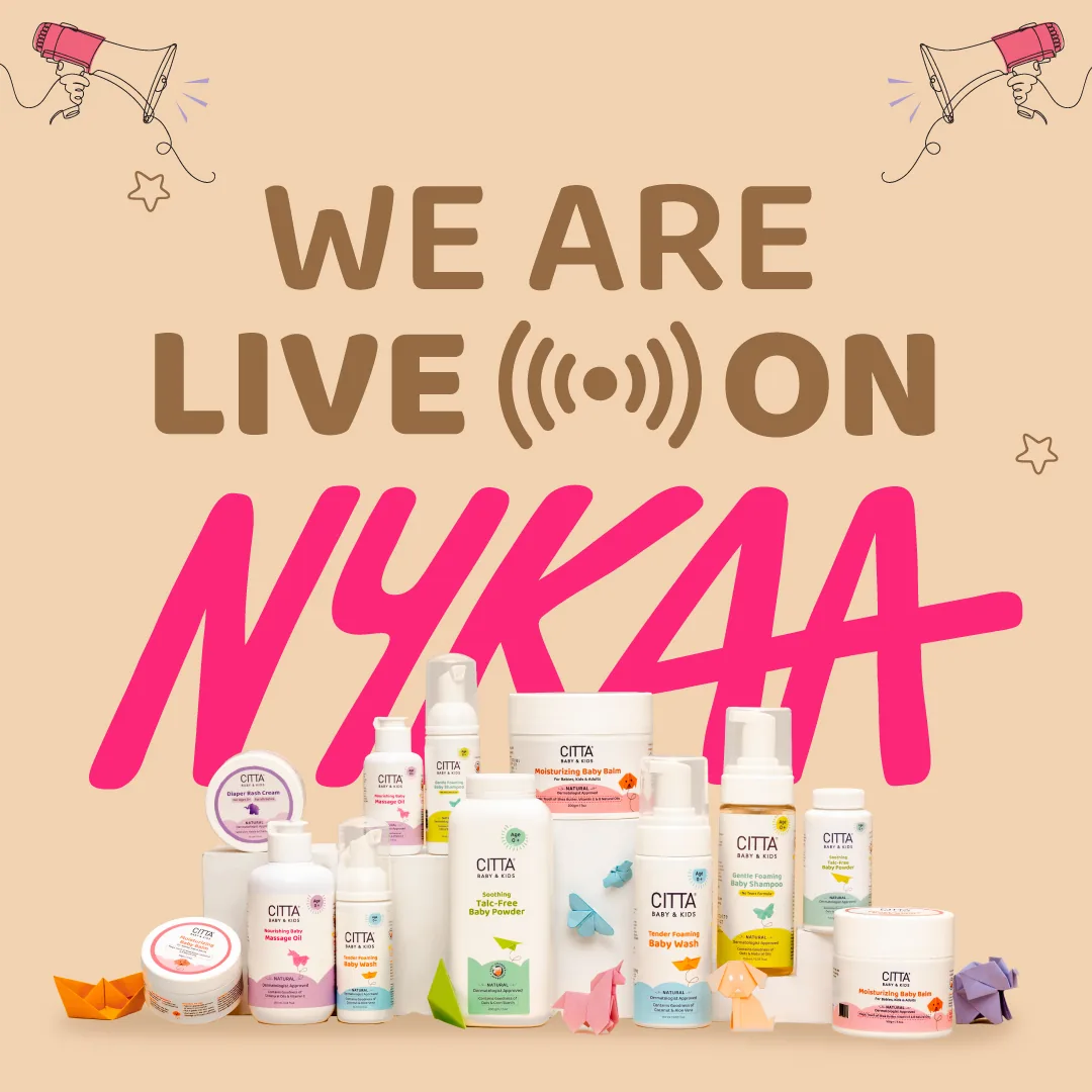 CITTA social media announcement for Nykaa availability