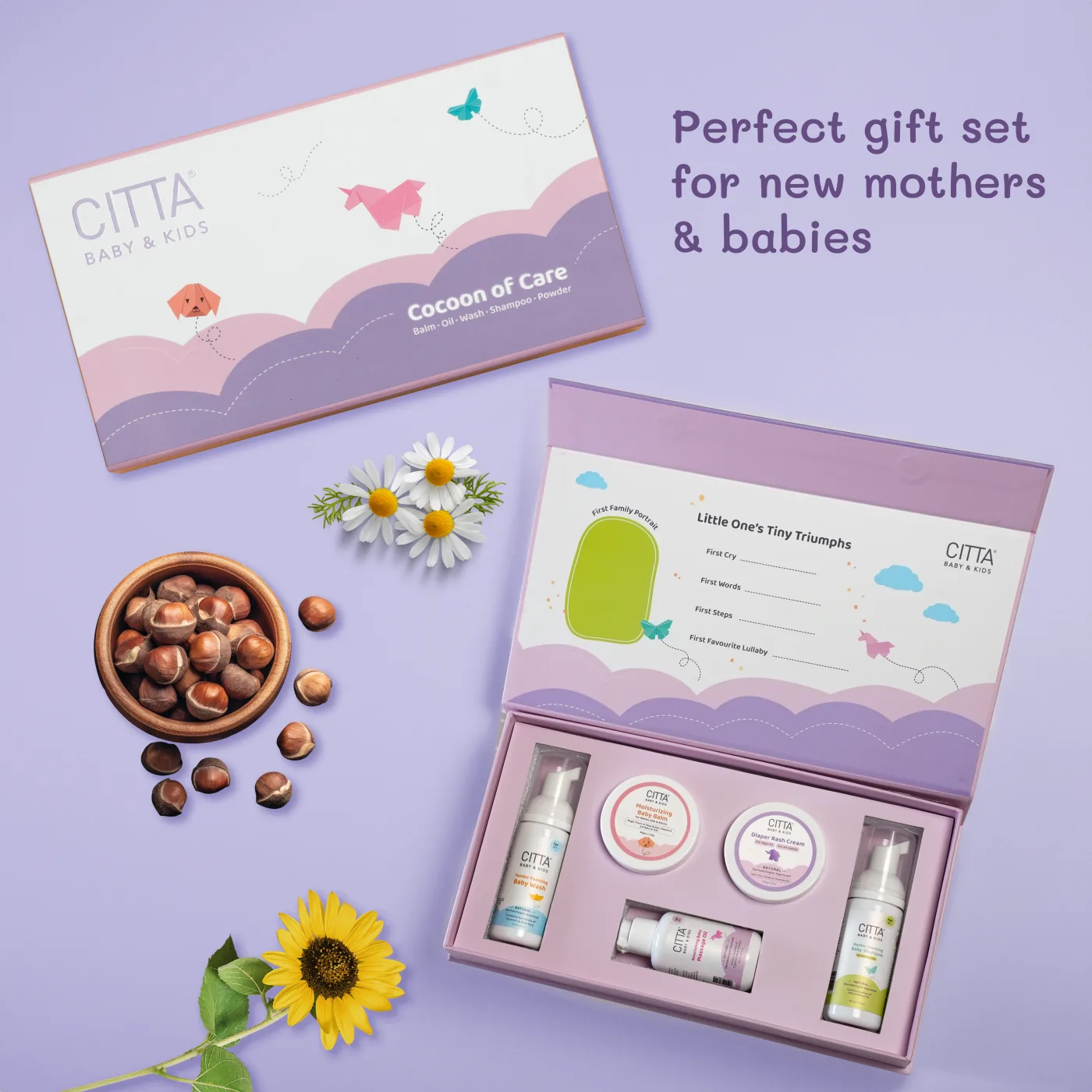CITTA Cacoon of Care gift set styled marketplace image