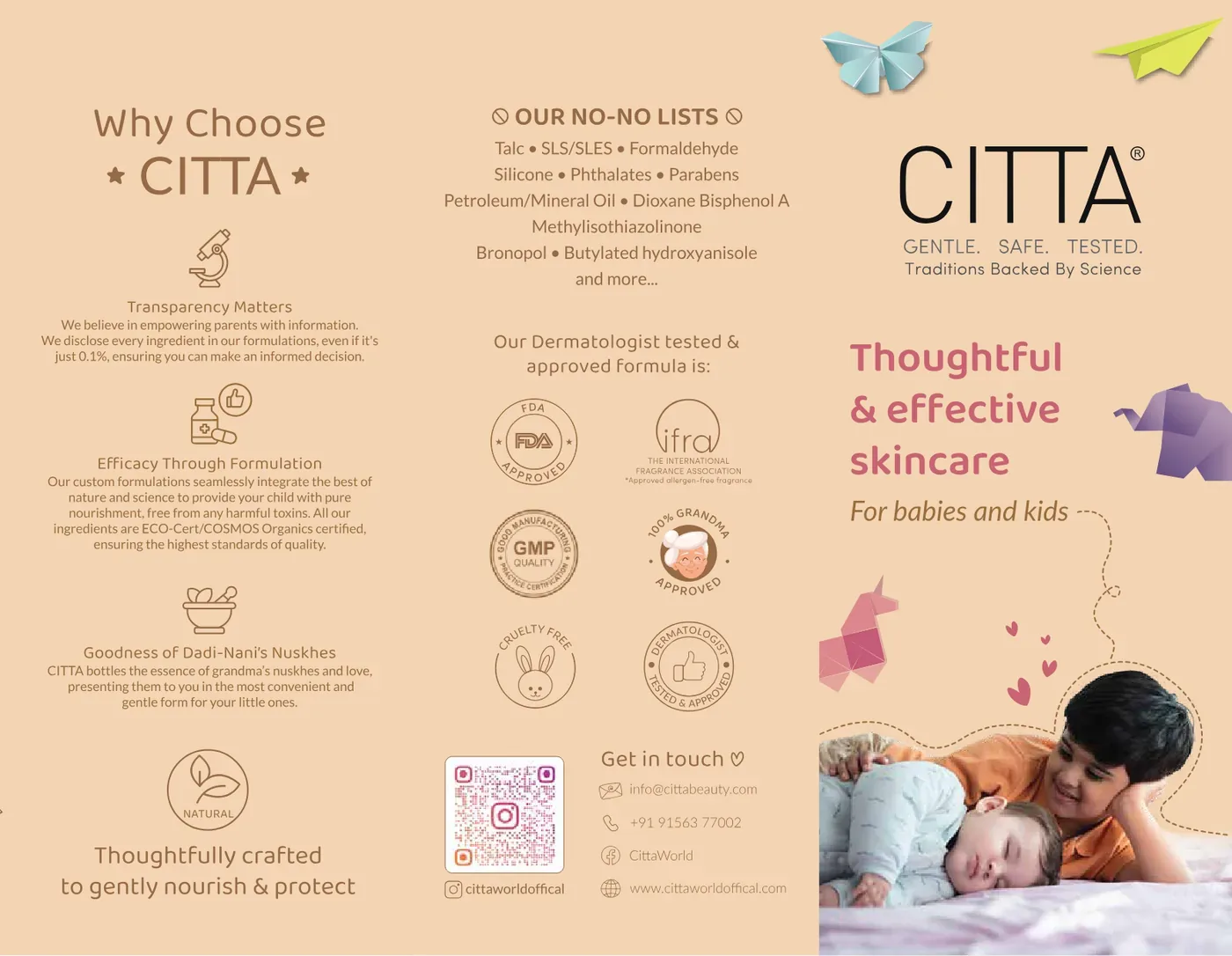 CITTA leaflet print preview
